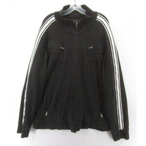 Armani Exchange Jacket XL AX Track Bomber Coat Striped Streetwear *